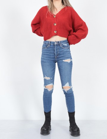 
						Blugi American Eagle, albastru