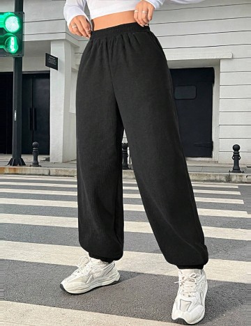 Pantaloni SHEIN, negru