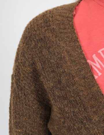 Cardigan SHEIN, maro