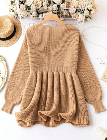 Bluza SHEIN CURVE, maro