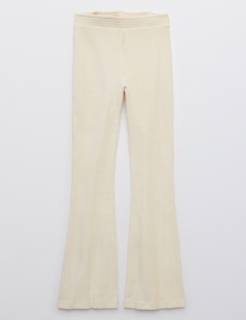 Pantaloni Aerie, crem