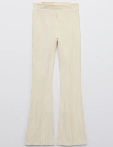 Pantaloni Aerie, crem