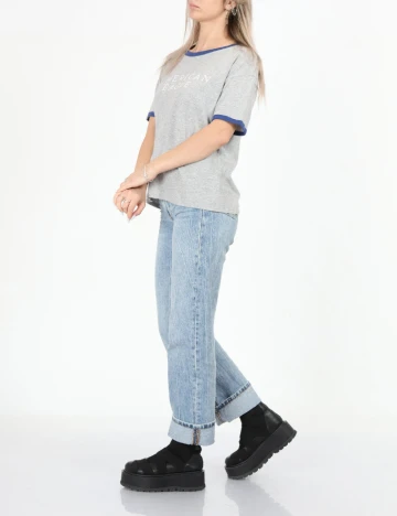 Tricou American Eagle, gri