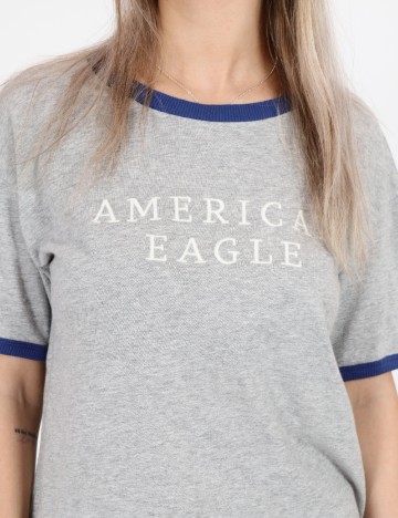 Tricou American Eagle, gri