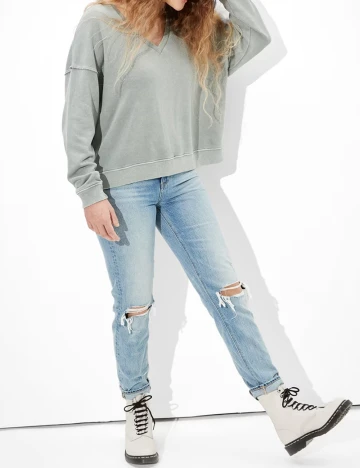 Bluza American Eagle, gri Gri