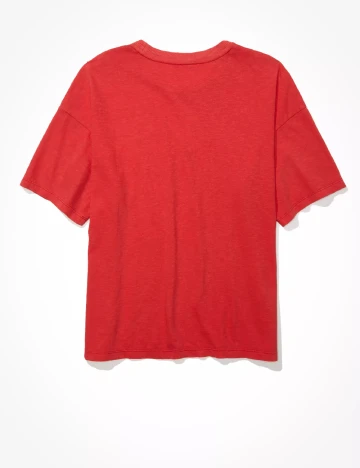 Tricou American Eagle, rosu Rosu