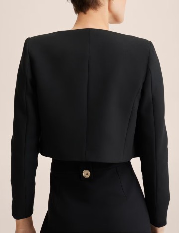 Blazer Mango, negru