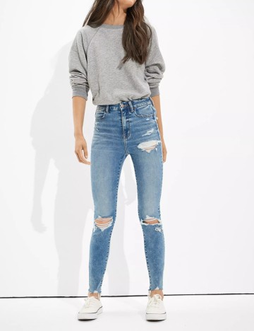 
						Blugi American Eagle, albastru