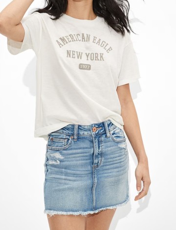 
						Fusta American Eagle, albastru