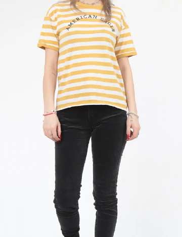 Tricou American Eagle, mustar