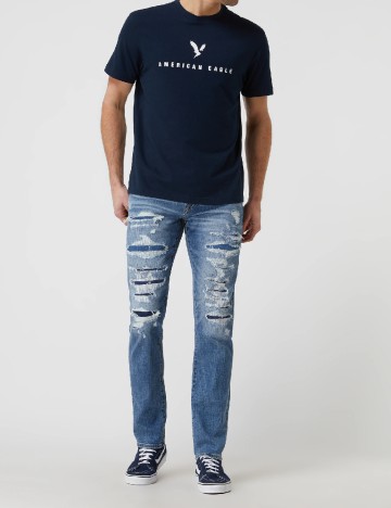 
						Blugi American Eagle, albastru
