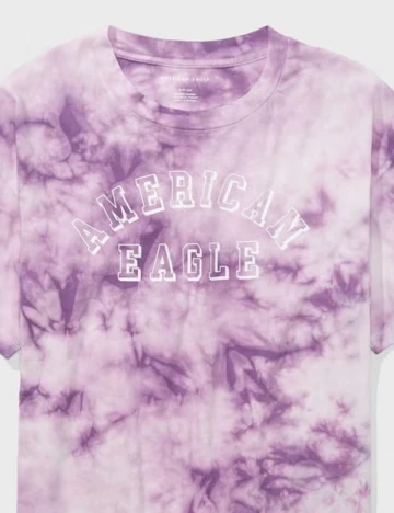 Tricou Oversize American Eagle, mov Mov