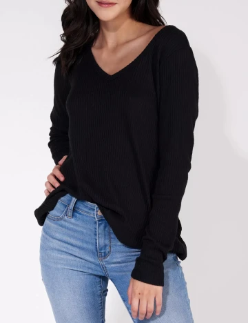Bluza American Eagle, negru