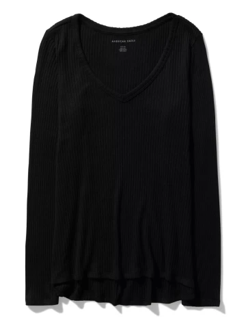 Bluza American Eagle, negru