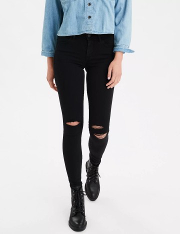 
						Blugi American Eagle, negru