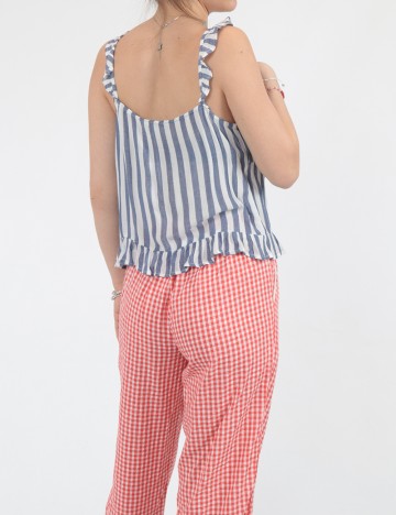 Top American Eagle, alb/albastru