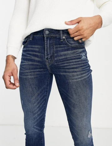 Blugi American Eagle, bleumarin Albastru
