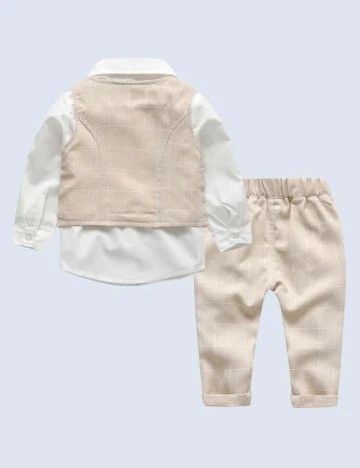 Costum Shein Kids, crem Crem