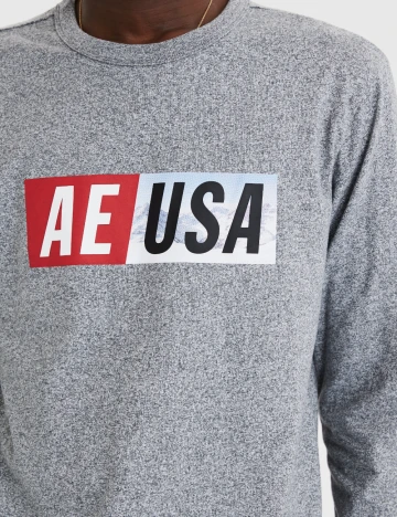 Bluza American Eagle, gri Gri