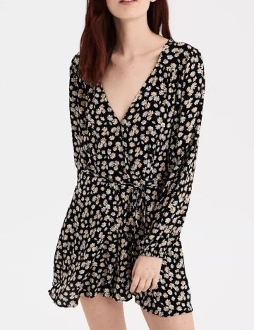 Salopeta American Eagle, floral Floral print