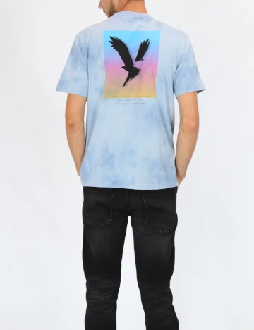 Tricou American Eagle, albastru Albastru