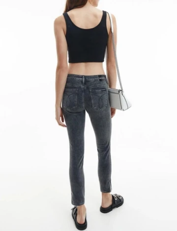 Top Calvin Klein Jeans, negru