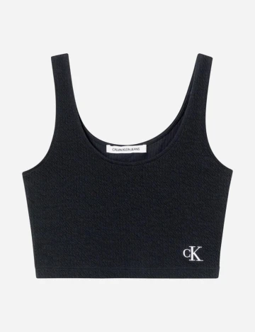 Top Calvin Klein Jeans, negru
