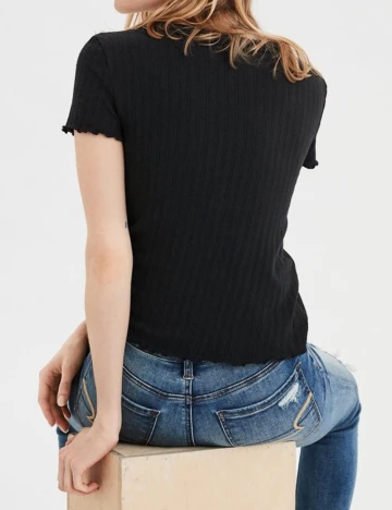 Tricou American Eagle, negru