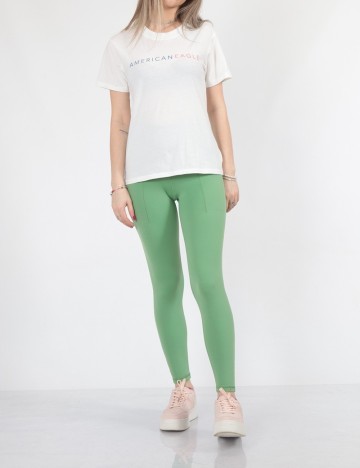 Tricou American Eagle, alb