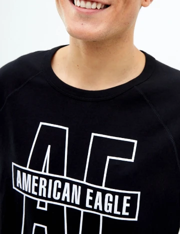 Tricou American Eagle, negru