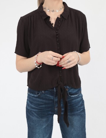
						Camasa American Eagle, negru