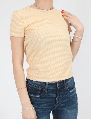 Tricou American Eagle, galben