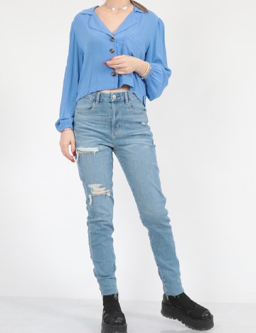 
						Camasa American Eagle, albastru