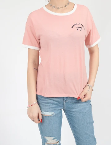 Tricou American Eagle, roz