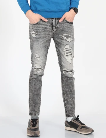 Blugi American Eagle, gri Gri