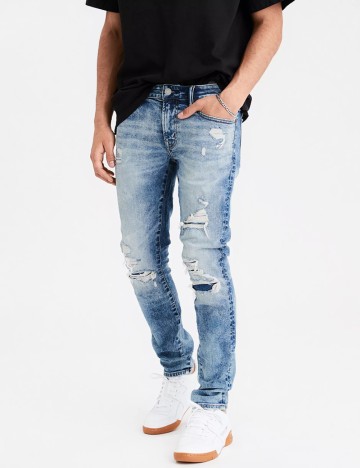 
						Blugi American Eagle, albastru