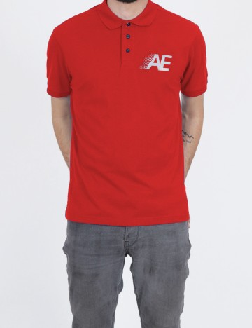 
						Tricou Oversize American Eagle, rosu