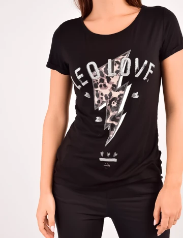 TRICOU Comma, negru, 34