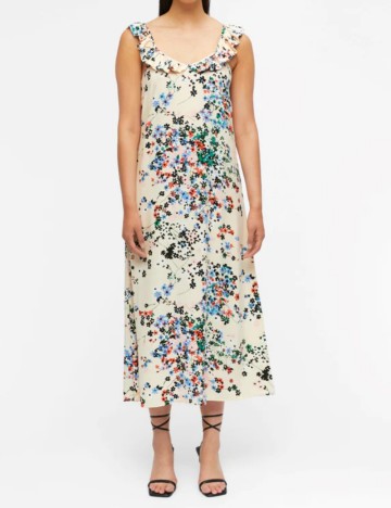 
						Rochie lunga Object, crem