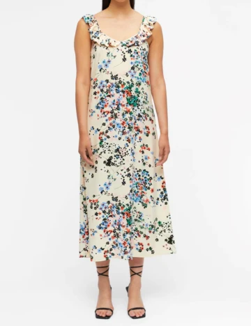 Rochie lunga Object, crem Crem