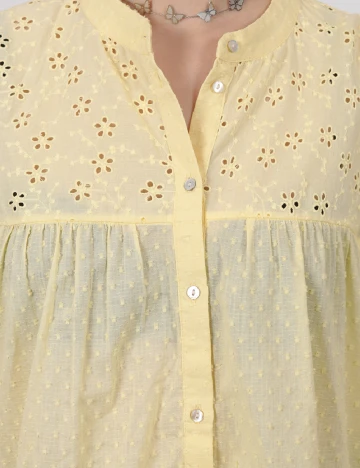 Camasa Vero Moda, galben