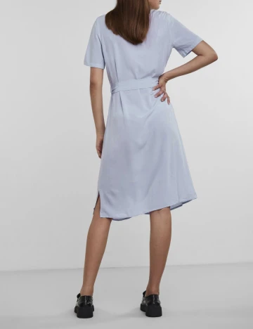 Rochie scurta Pieces, bleu Albastru