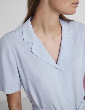 Rochie scurta Pieces, bleu Albastru
