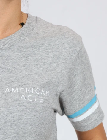 Tricou American Eagle, gri