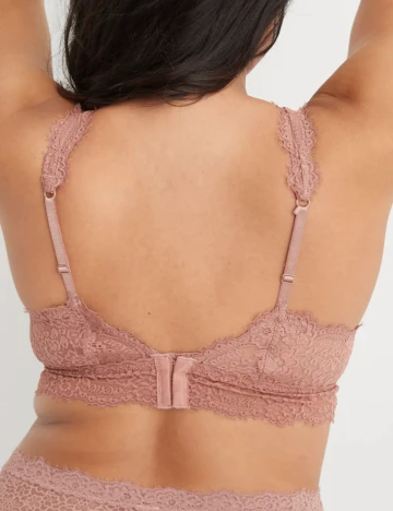 Sutien Aerie, roz pudra inchis Roz