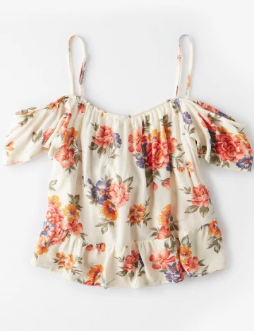 Top American Eagle, floral print