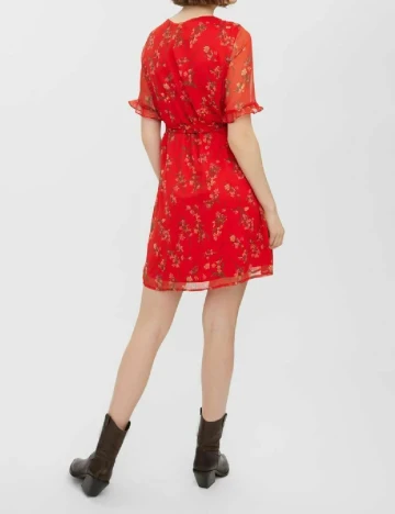 Rochie scurta Vero Moda, rosu