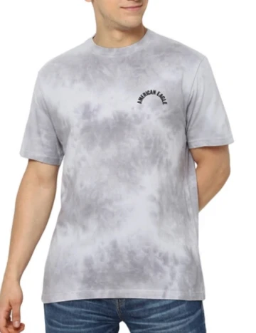 Tricou American Eagle, gri Gri