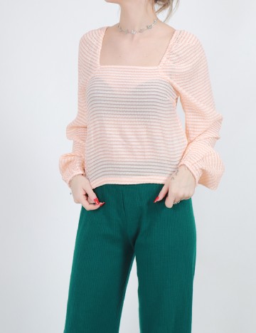 
						Bluza Pieces, piersica
