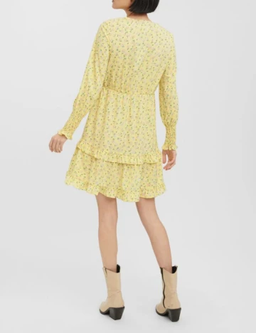 Rochie scurta Vero Moda, galben